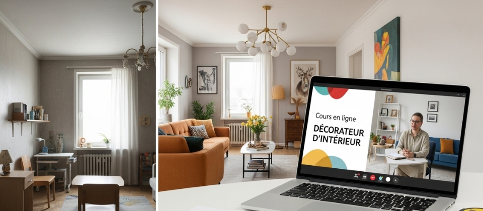 Cours en ligne Décorateur d’Intérieur